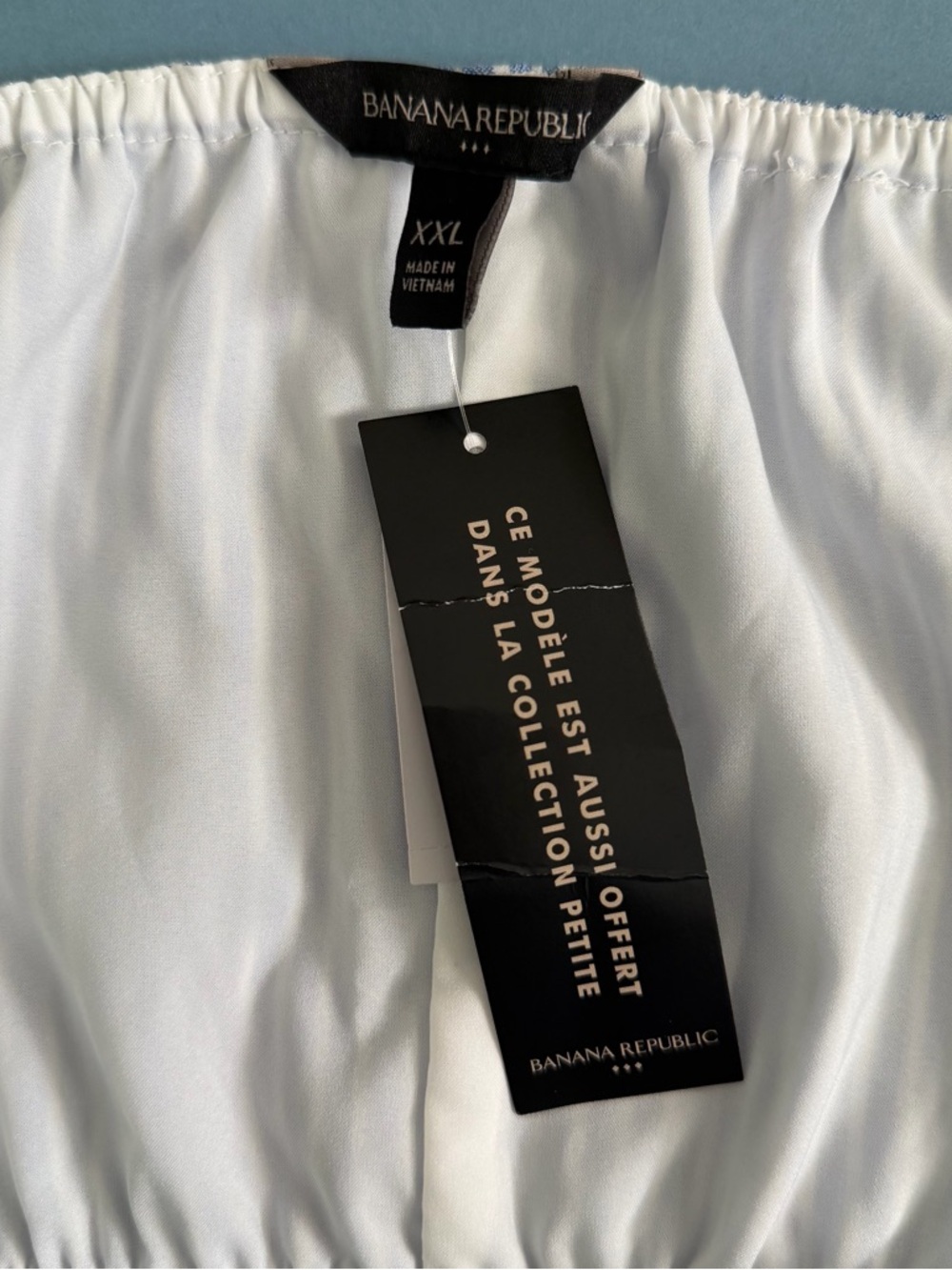 NWT Banana Republic Tiered Stripe Gauze Damselfish Blue Coastal Midi Dress - Picture 5 of 6